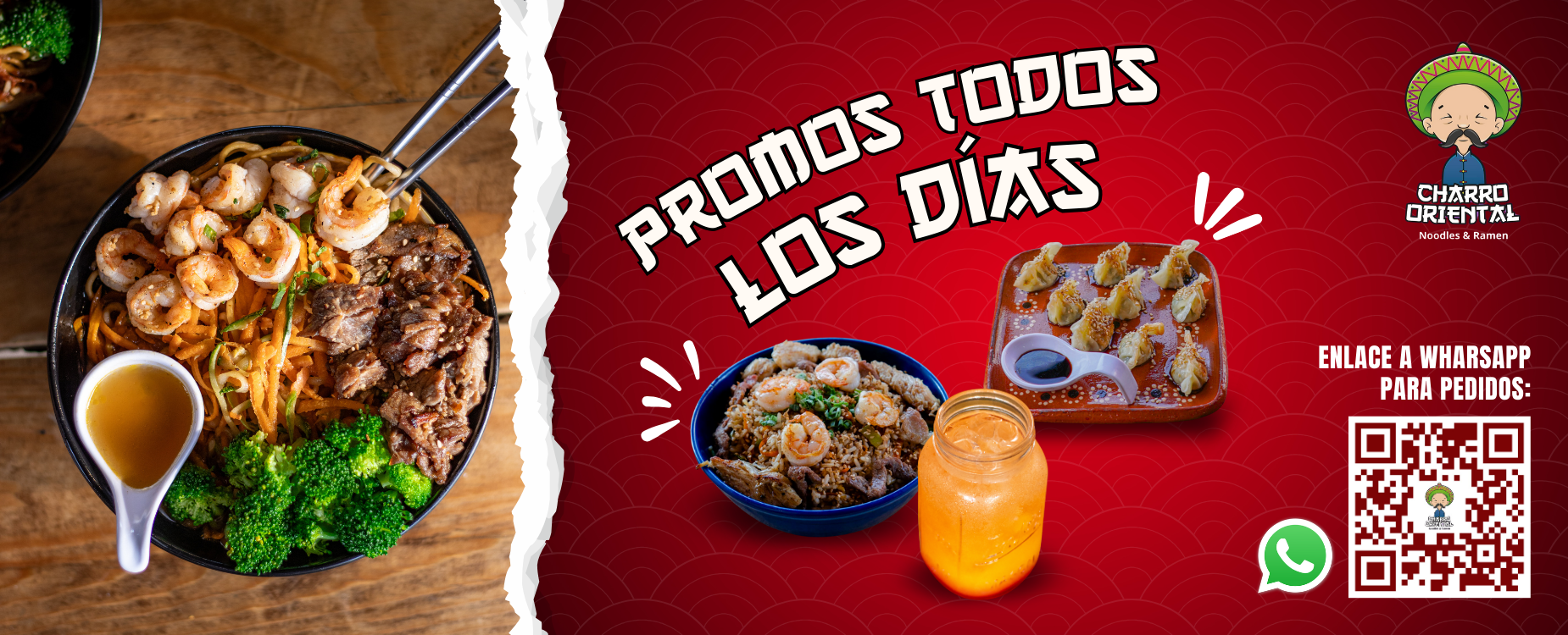 Promos todos los días Charro Oriental